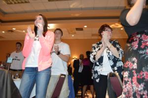 One of many standing ovations