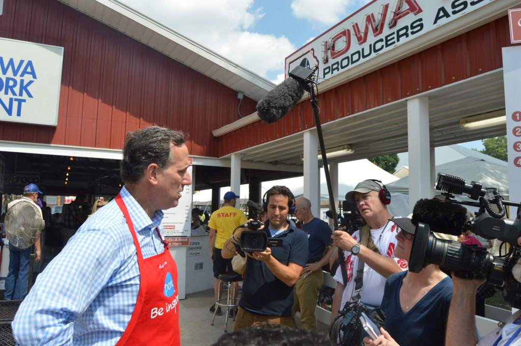 Rick Santorum Iowa State Fair