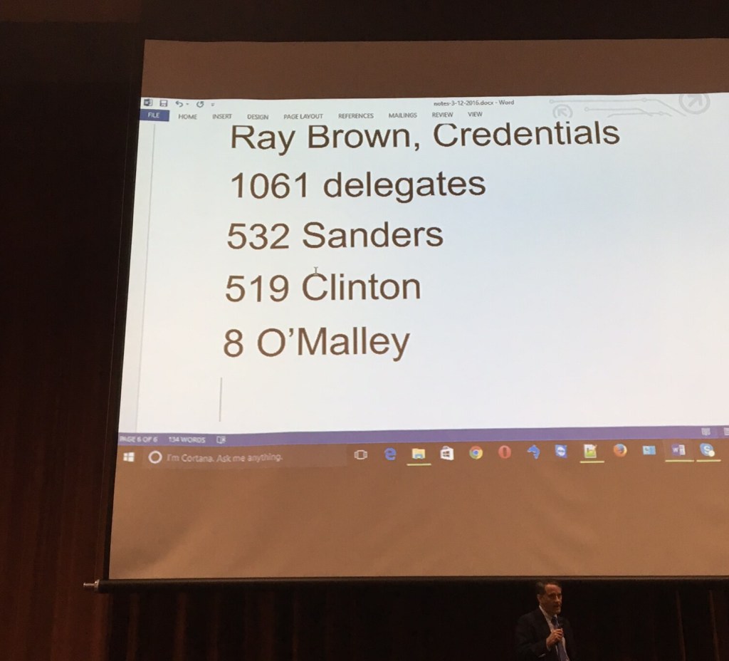 The initial count in the morning