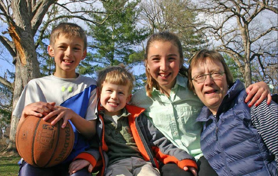 Jo Oldson and family - from her FB page