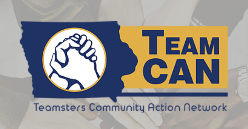 Teamsters’ New TeamCAN Partners With Indivisible Iowa