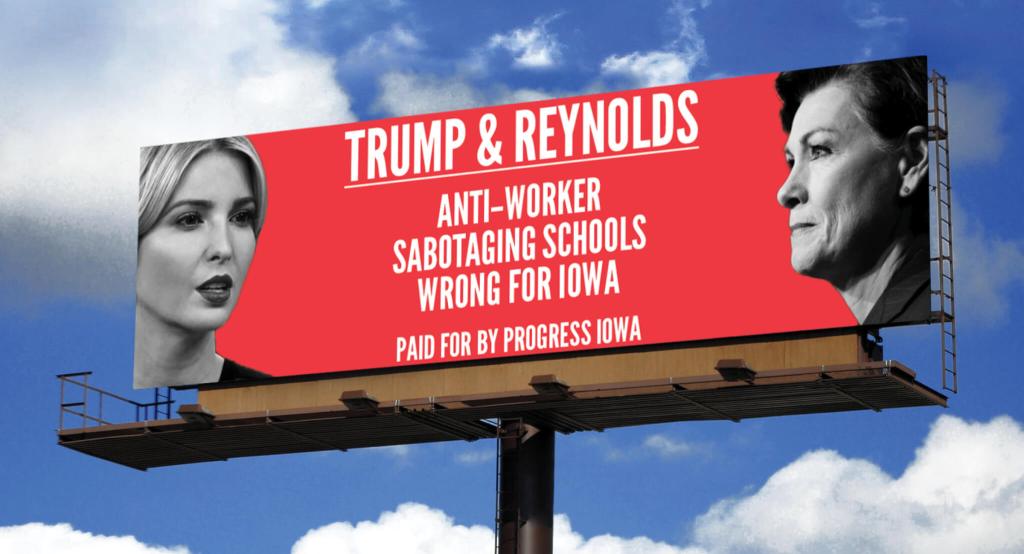 Anti-Trump Welcome Sign For Ivanka Banned, Progress Iowa Says