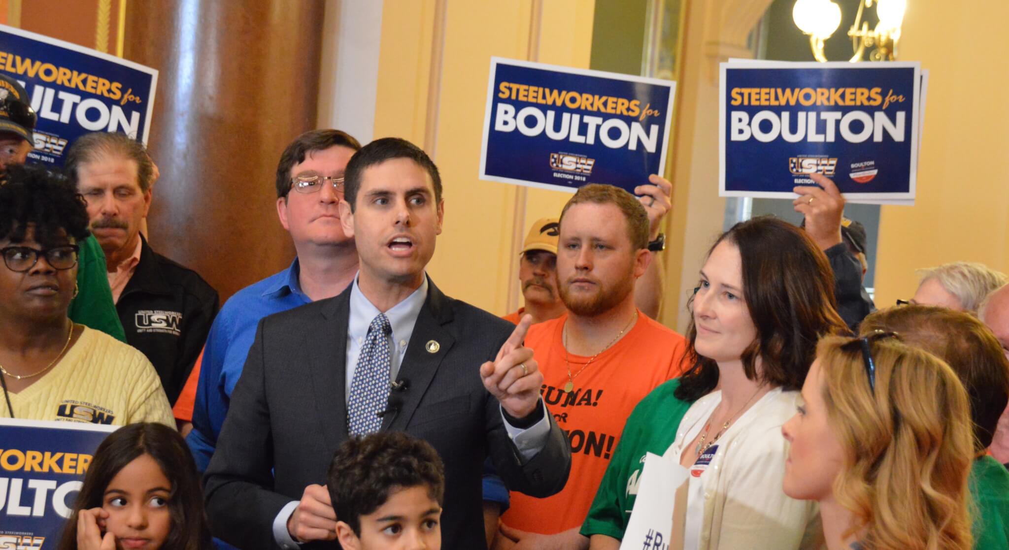 Boulton Raises Half Million+, Unions Pitch In On TV, Digital, Doors