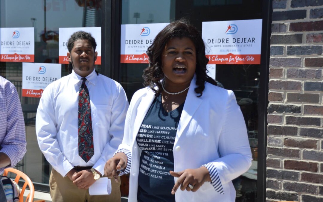 Deidre DeJear Wins Primary, Could Be First Black Statewide Official