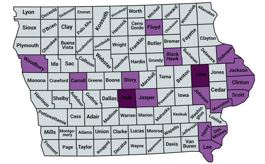 Iowa Caucus - Iowa Starting Line