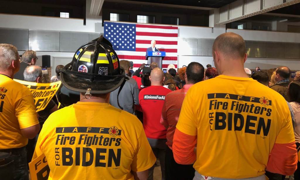 Iowa Fire Fighters Union May Be The Next To Endorse Biden