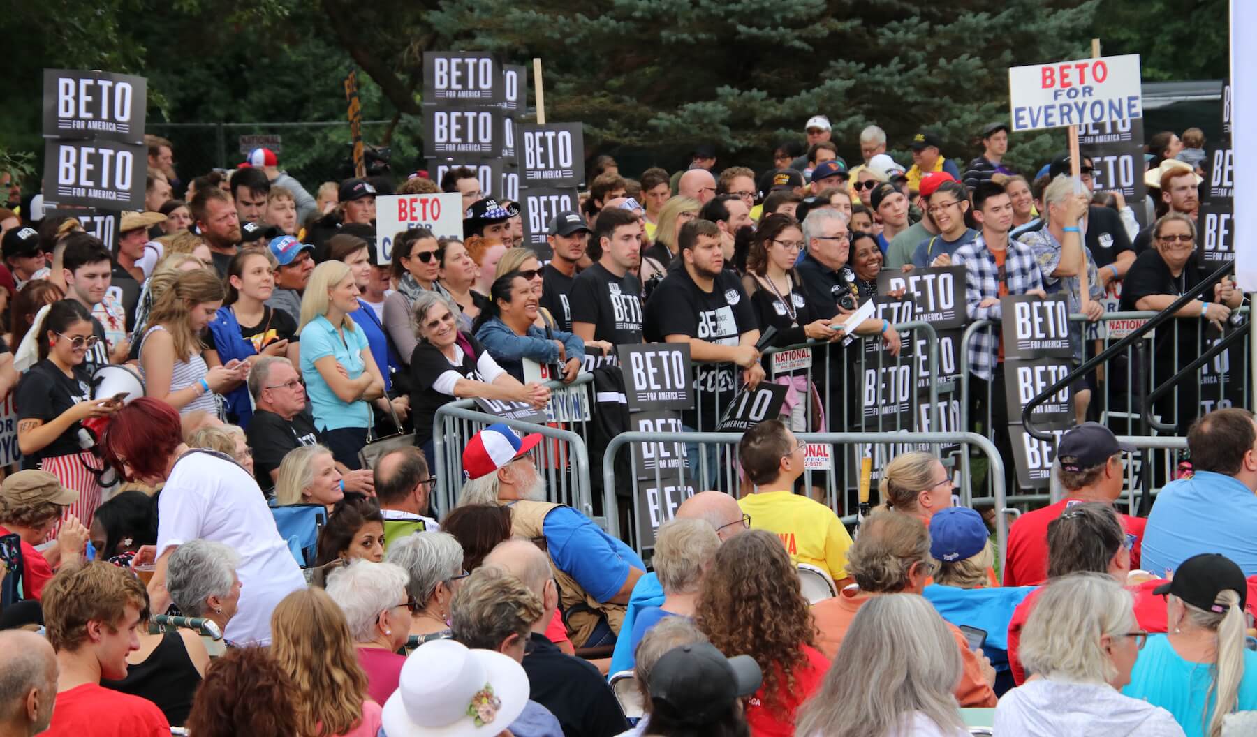 At Steak Fry, Young Iowans Cite Climate, Gun Policy As Motivators