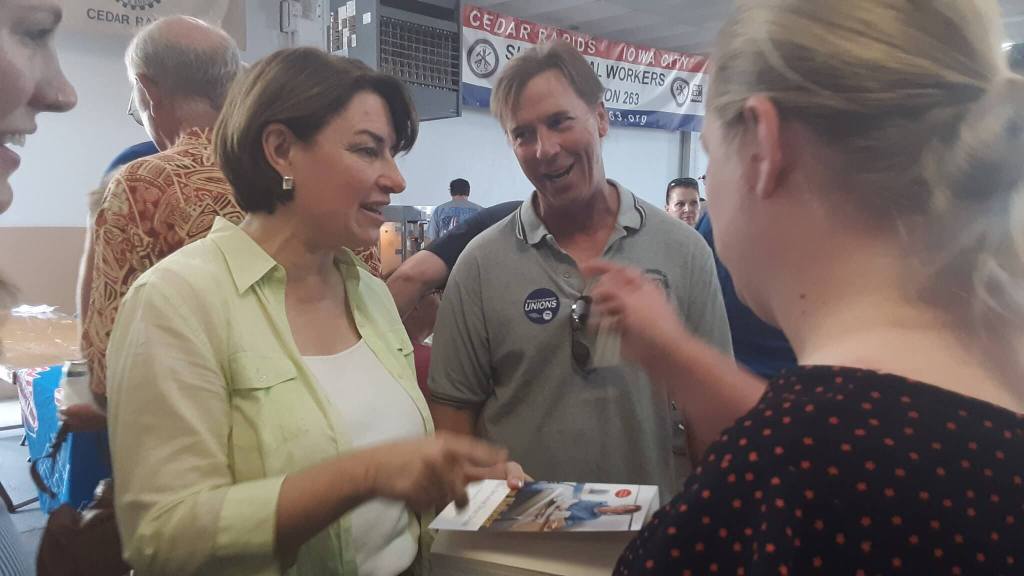 Amy Klobuchar Knows Labor, Courts Union Members In 2020 Bid