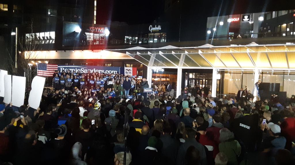 In Sanders, Supporters See A Candidate “Fighting For Workers”