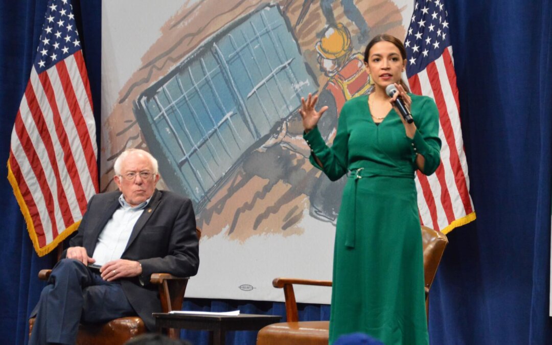 AOC Boosts Sanders’ Claim To ‘Climate Candidate’ Title In Iowa