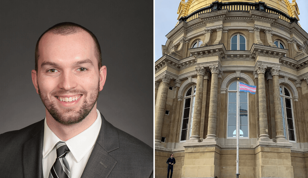 Iowa GOP Rep Calls Trans Flag-Flying A ‘Rainbow Jihad’