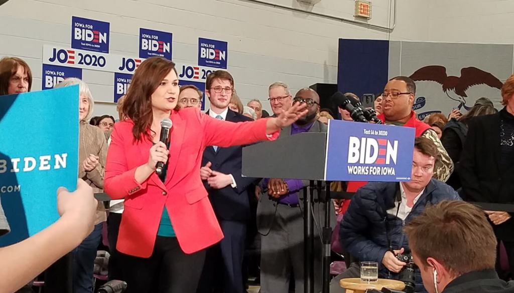 Union, Family Ties Bind Finkenauer, Biden In Iowa