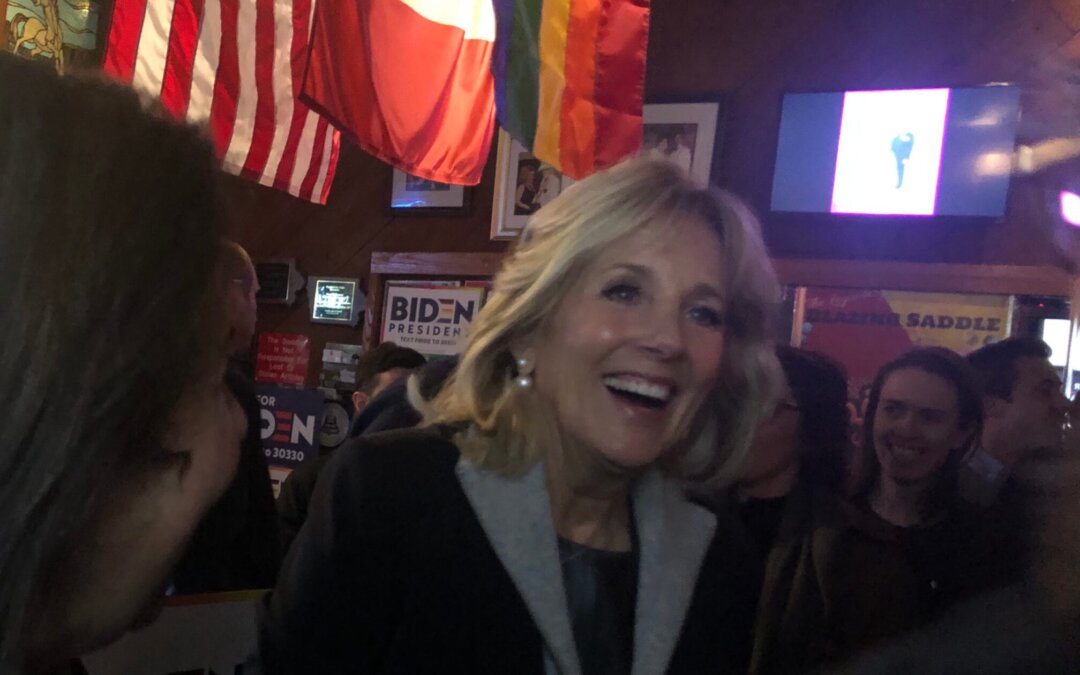 Jill Biden Visits The Blazing Saddle, Talks Joe’s LGBTQ Plans