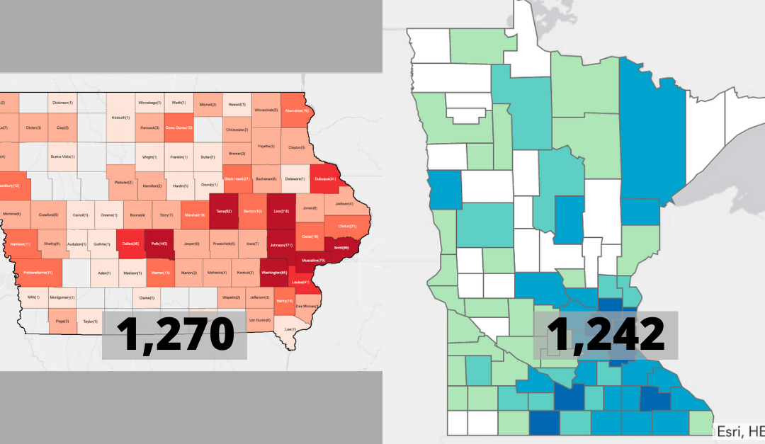 Iowa Surpasses Minnesota In COVID-19 Cases