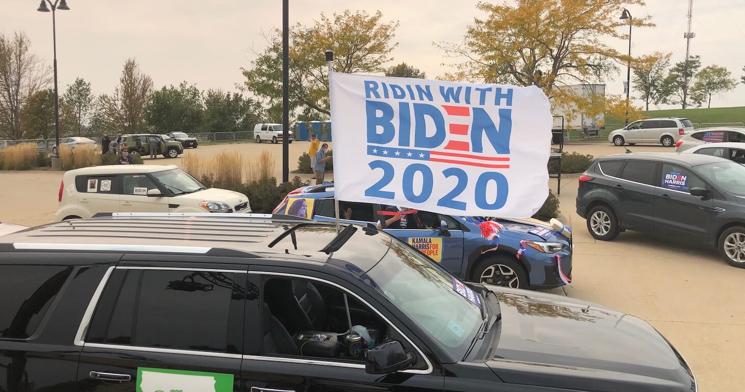 Dem Spouses Rally Iowa Activists At Cedar Rapids Drive-In Rally