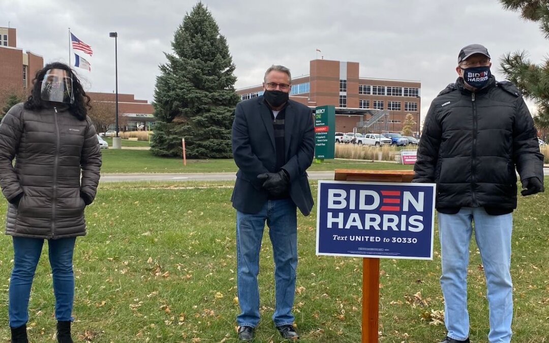 Iowa Dems: Back Biden To Get COVID Under Control