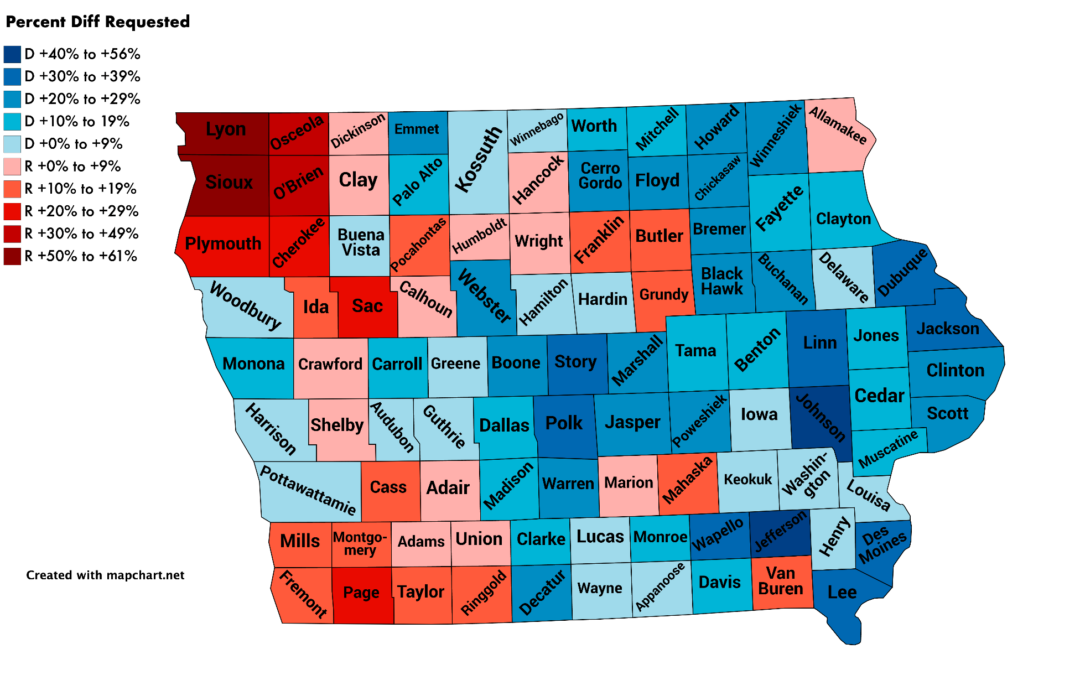 Inside Iowa’s Absentee Ballot Trends As Voting Begins