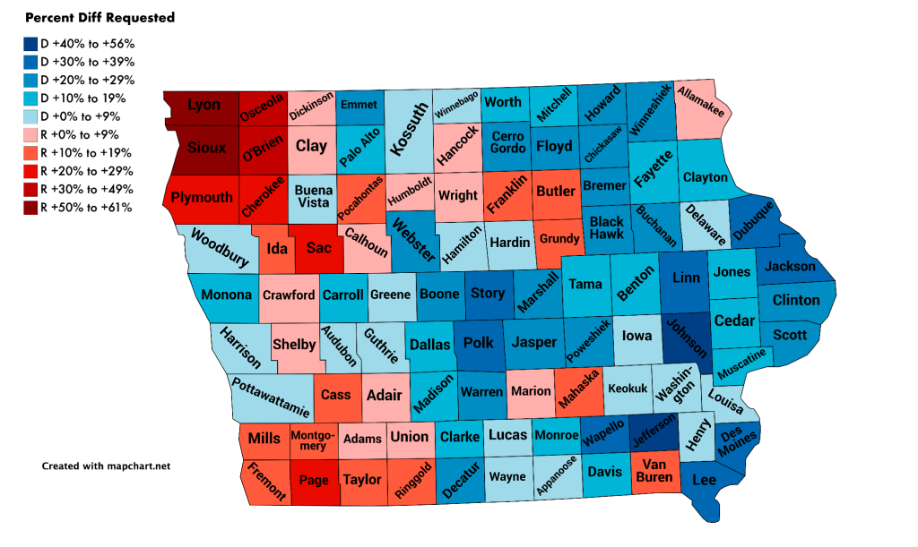 Inside Iowa’s Absentee Ballot Trends As Voting Begins