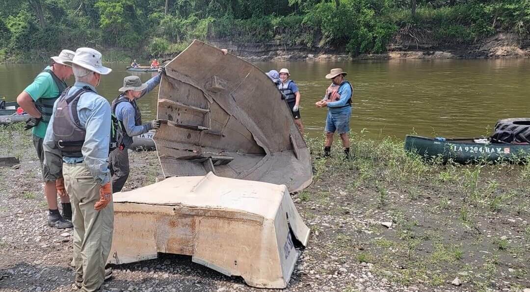 Meet The Volunteers Cleaning Iowa’s Rivers, One Plastic Bottle At A Time
