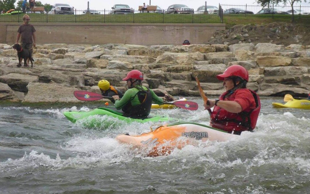 Whitewater Kayaking Parks Replace Old Dams in Iowa