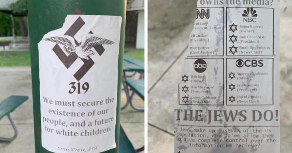 Neo-Nazi Flyers Touting ‘Great Replacement’ Theory Posted In Iowa Town