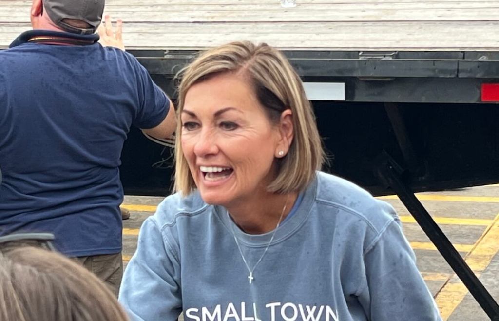 For Kim Reynolds, Spending Causes Inflation, Except When She Does It