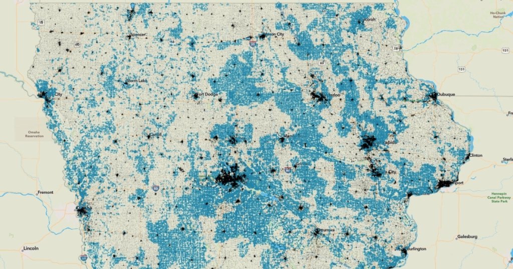 New Broadband Map Shows Iowa Areas Most In Need