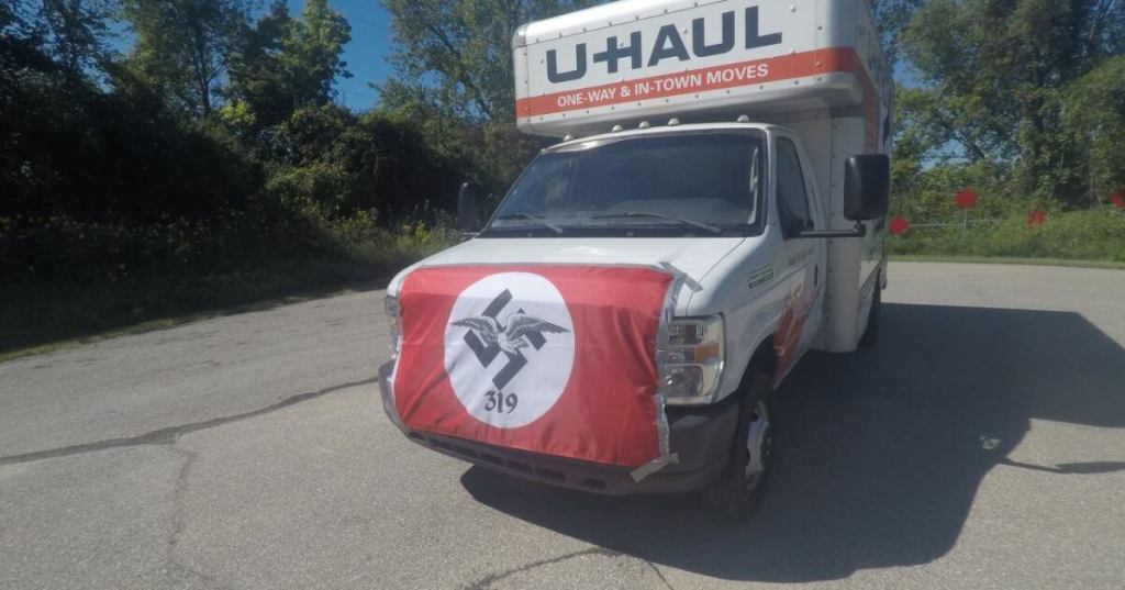 A Nazi Drove Around Des Moines On 9/11 In Swastika-Decorated U-Haul Truck