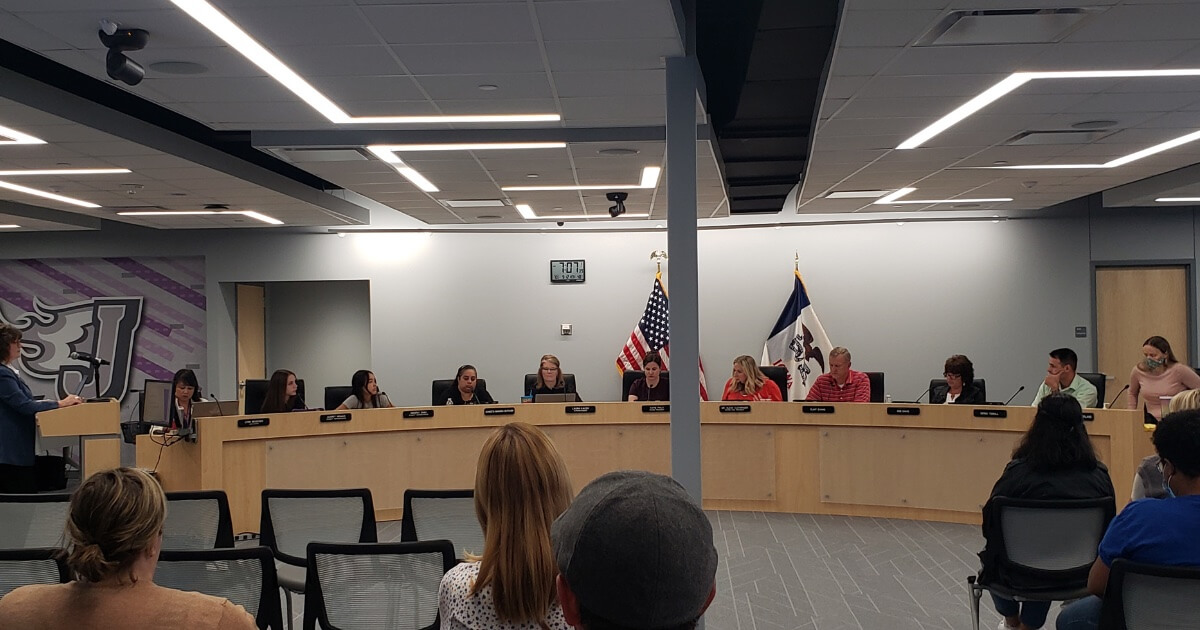 Johnston School Board Postpones Approving an Equity Audit Johnston School Board Postpones Approving an Equity Audit