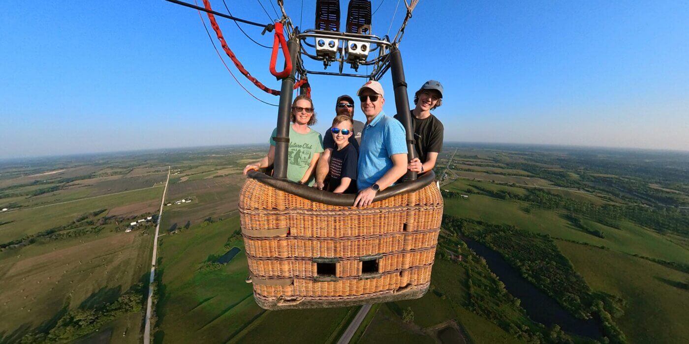 Where + How to Take a Hot Air Balloon Ride in Iowa