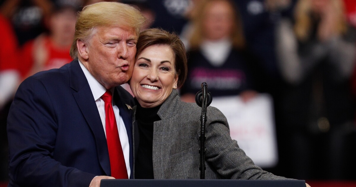 Trump Attacks Kim Reynolds On Truth Social