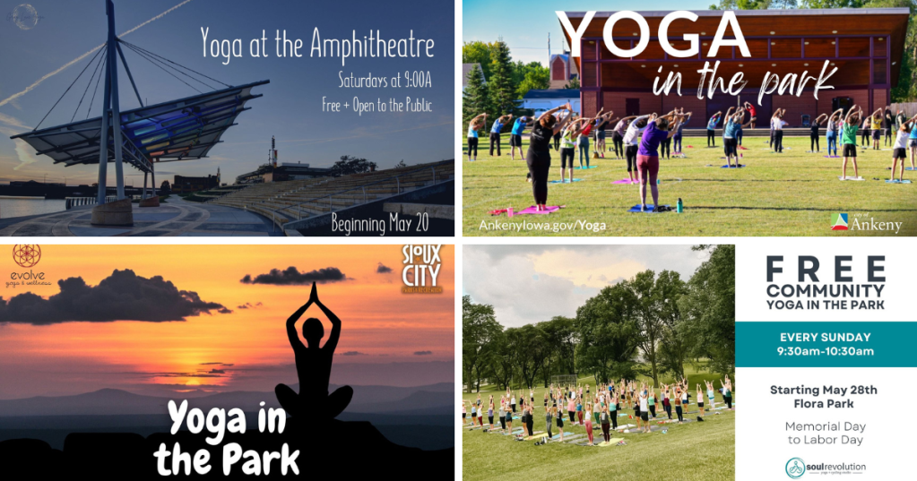 Take a Free Yoga Class at an Iowa Park This Summer