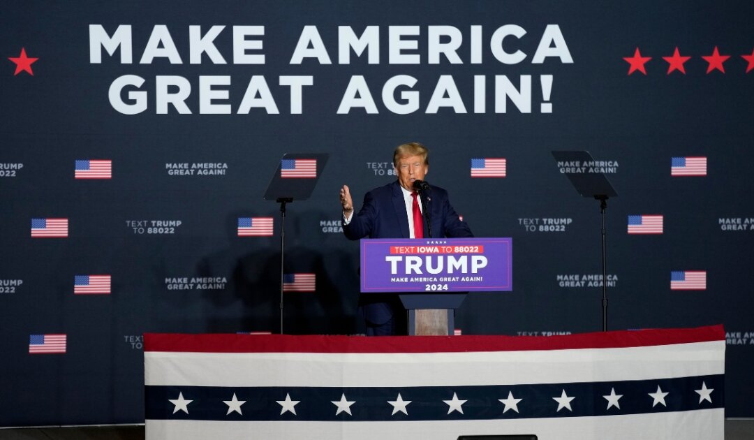 Trump Went On Bizarre Rant About Sharks, Lights In Latest Iowa Event