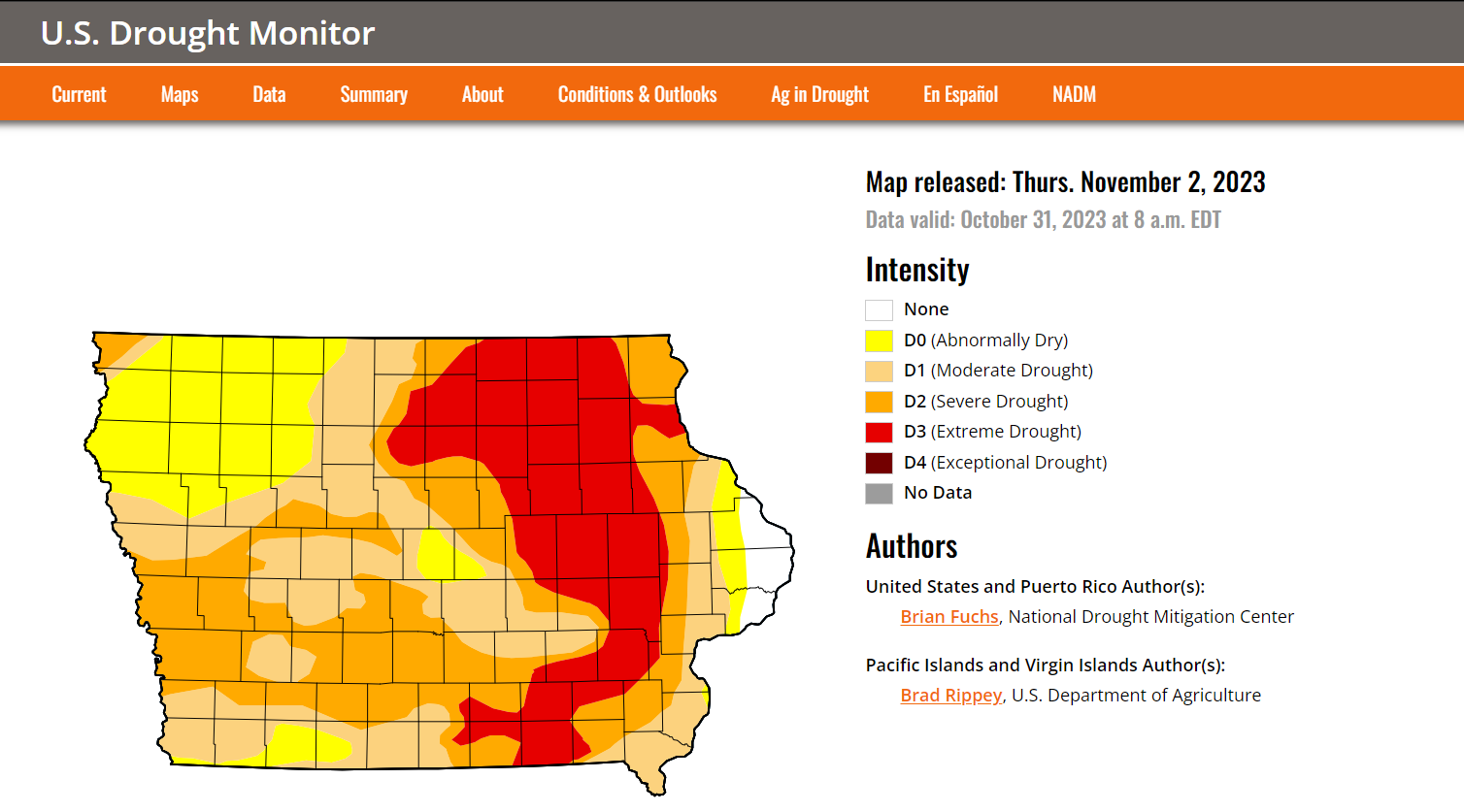 Iowa is in its longest drought since the 1950s. Here’s why it’s ‘odd’