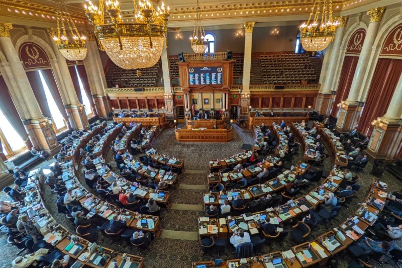 The Iowa House Chamber, file photo. (Ty Rushing/Starting Line)