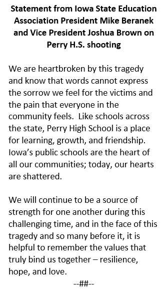 UPDATE: Sixth-grader killed in Perry shooting identified