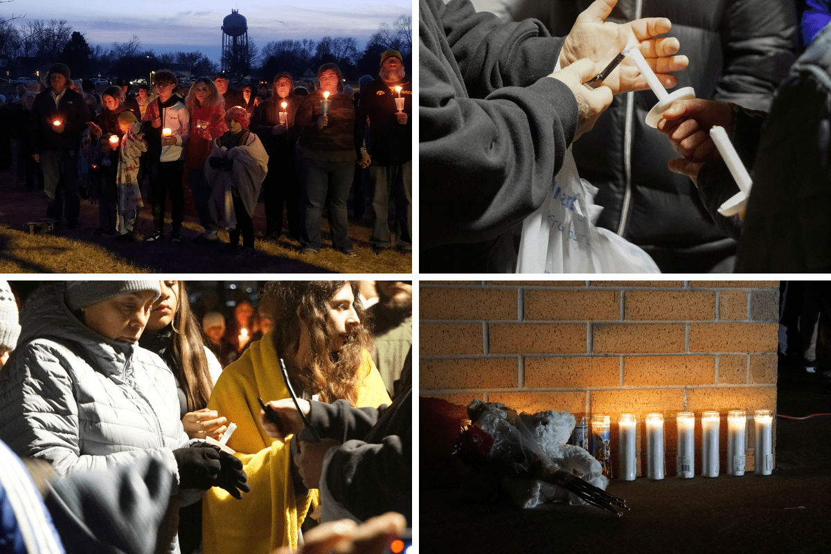 Perry students share thoughts on school shooting during vigil Perry students share thoughts on school shooting during vigil