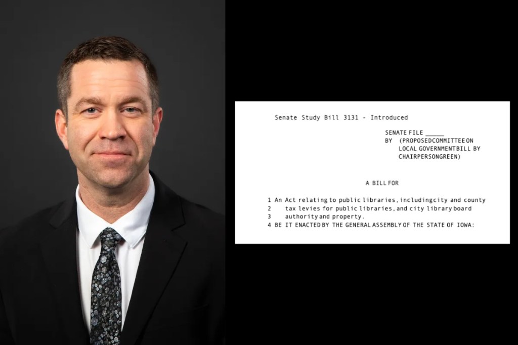 Iowa Republican’s bill would defund public libraries, eliminate local library boards