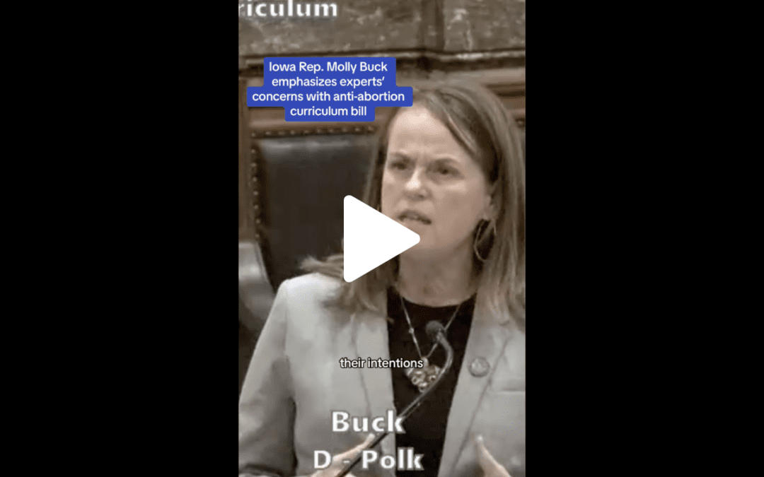 VIDEOS: Iowa Democratic representatives debate anti-abortion curriculum bill