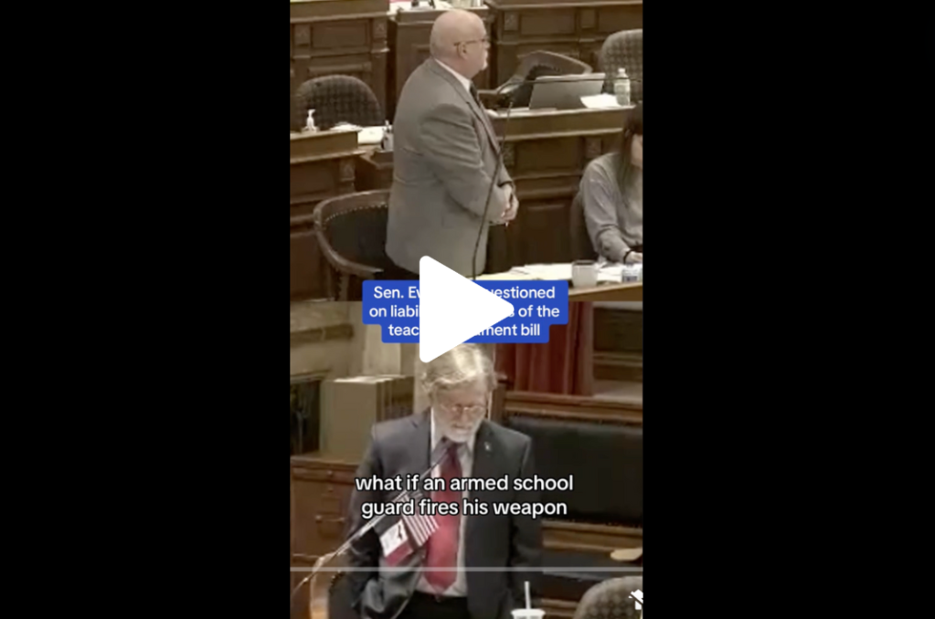VIDEOS: Iowa Senate debates teacher armament bill