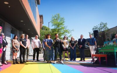 New Pride mural in Des Moines to ‘roll out the welcome mat’ for LGBTQ+ community