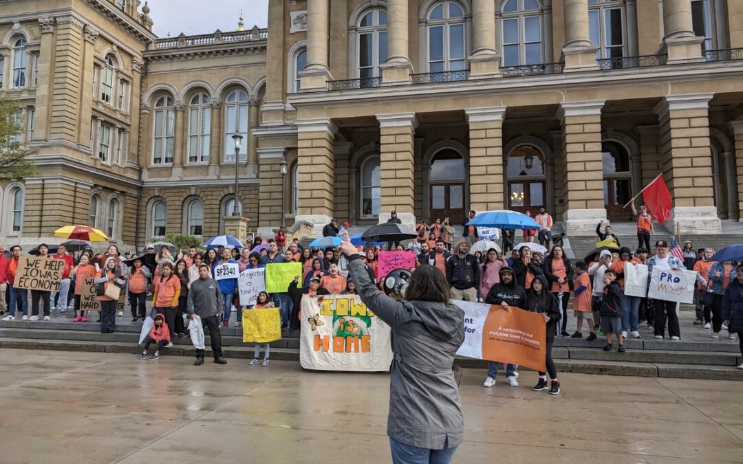 Iowa Latinos rally to oppose new ‘unjust’ law targeting their community