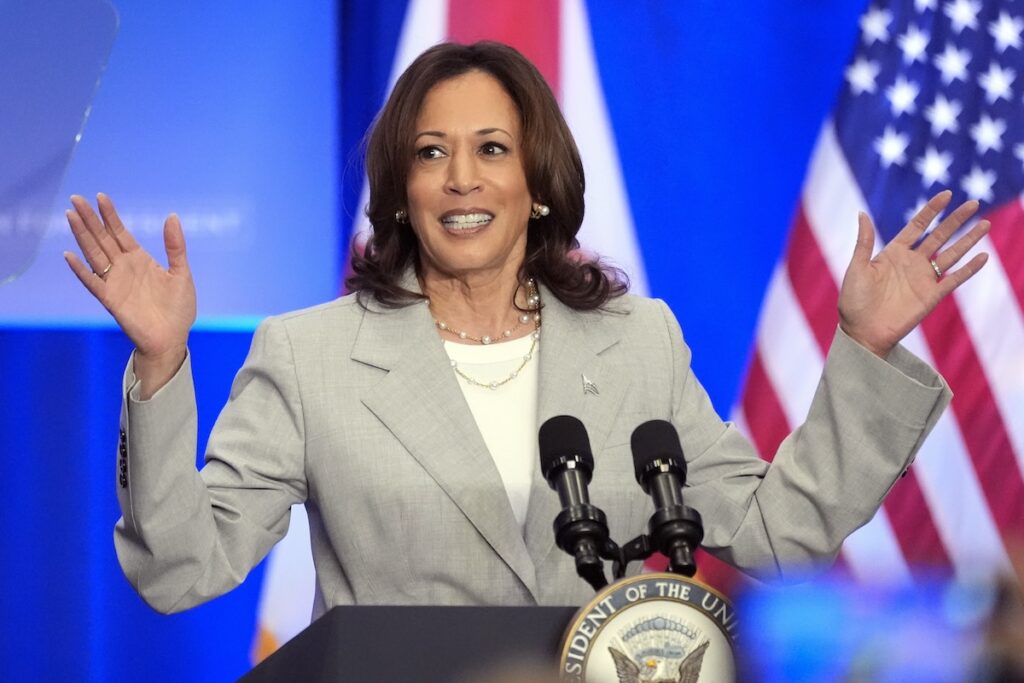 Kamala Harris is ahead according to the new Iowa Poll