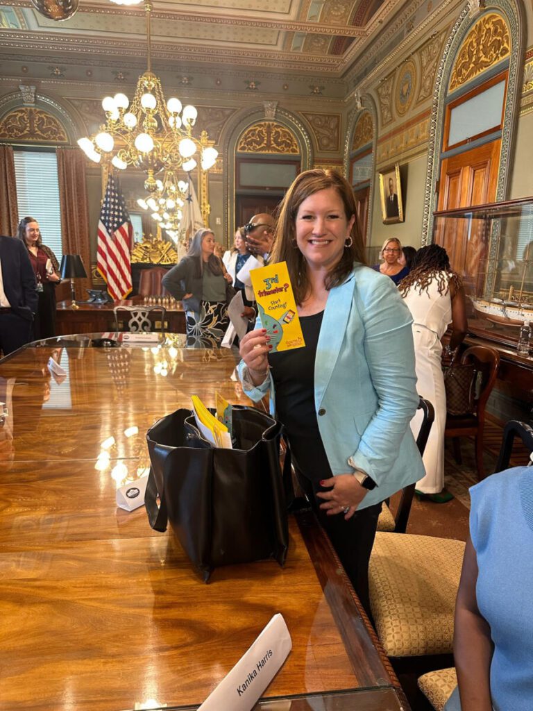 Stillbirth prevention group celebrates legislative win in VP Kamala Harris’ office