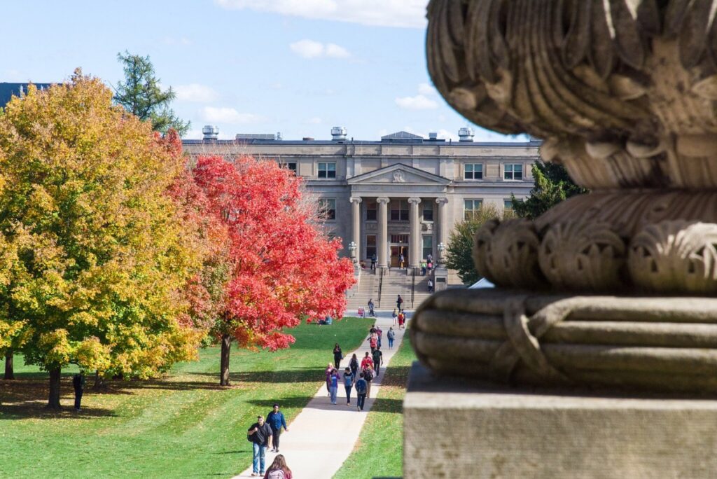 Exterior shot of Iowa State.