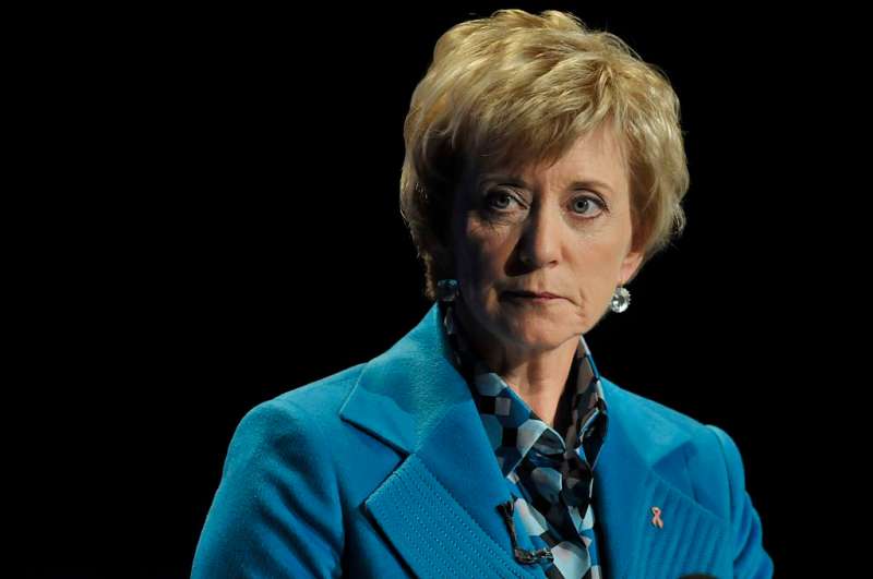 McMahon is relatively unknown in education circles, although she has expressed support for charter schools and private school vouchers. (Photo by Richard Messina-Pool/Getty Images)