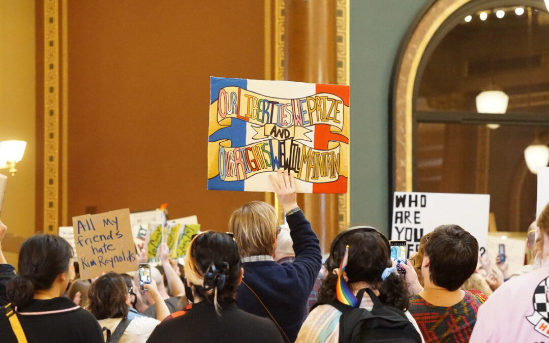 Iowa Republicans advance bill to strip trans civil rights