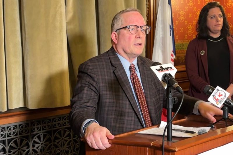 Rep. Brian Meyer in a photo taken when he was House Democratic Whip on April 2, 2025.