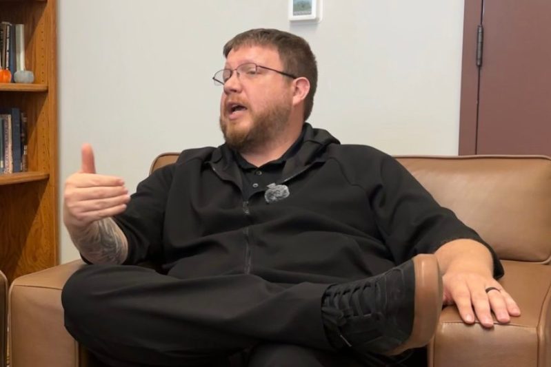 Nathan Sage of Knoxville announced his bid as a Democrat to unseat US Sen. Joni Ernst.