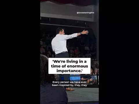 WATCH: Pete Buttigieg: ‘We’re living in a time of enormous importance.’